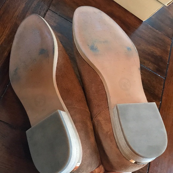 Michael Kors Sunny Bootie Suede, Dark Carmel, 7 - Picture 6 of 8